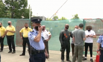 Tensione në protestën për xhaminë