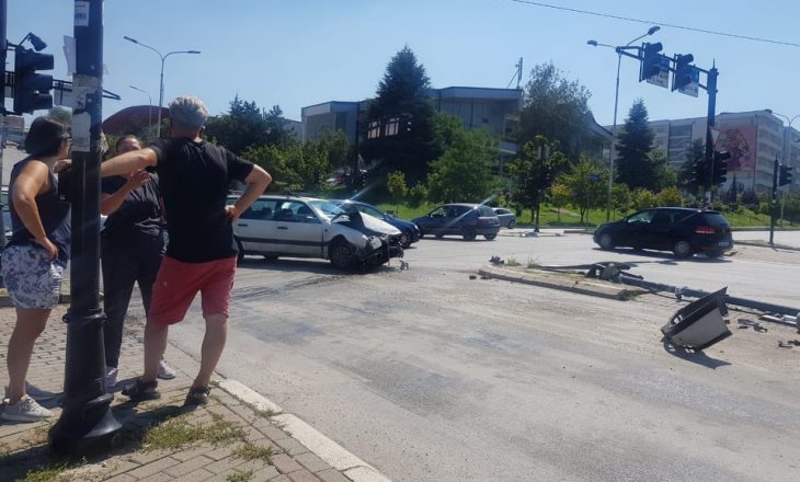 Aksident tjetër trafiku te Menza e Studentëve