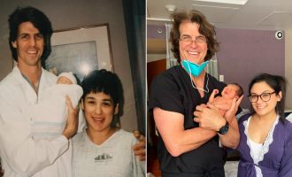 Mjeku që asistoi në lindjen e një bebeje, 25 vjet më parë kishte asistuar edhe në lindjen e nënës – në të njëjtin spital