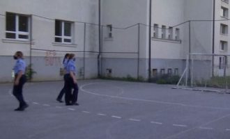 Policia ndërprenë ahengun në Shkollën Gjin Gazulli