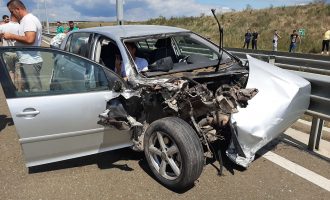 Aksident i rëndë në autostradën “Ibrahim Rugova”