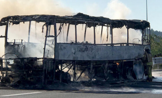 Digjet një autobus në Stamboll