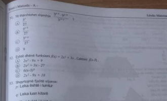 Edhe këtë vit fillon shpërndarja e testit në rrjete sociale nga maturantët