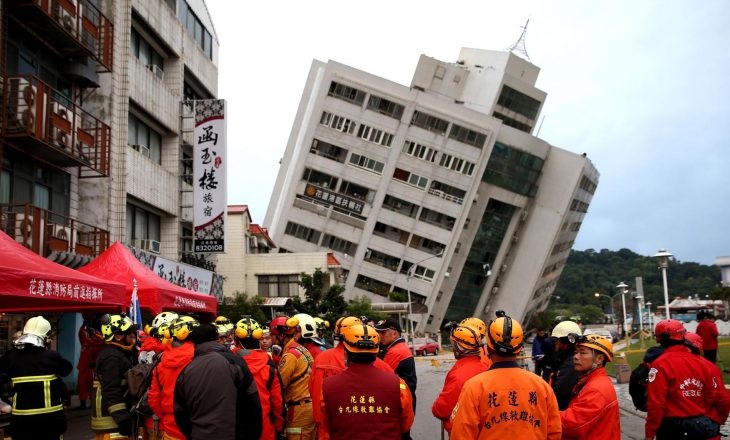 Tajvani goditet nga një tërmet prej 5.9 shkallë të rihterit