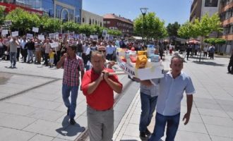 Qumështarët e pakënaqur në protestë