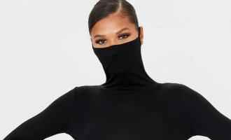 Ky fustan është një gjetje gjeniale për ato që duan një alternativë për maskat e fytyrës