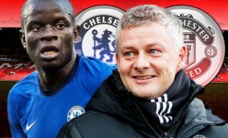 Manchester United fillon bisedimet me Kante