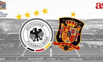 Supersfida Gjermani-Spanjë, formacionet zyrtare