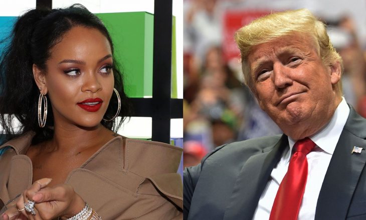 Rihanna e tregon përmes artit se si ndihet ajo për presidentin Donald Trump