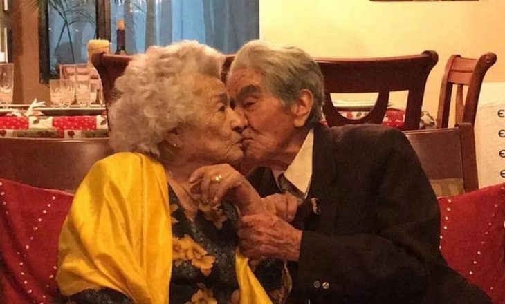 Burri 110 vjeçar vdes pasi ai dhe gruaja e tij 104 vjeçare u kurorëzuan çifti më i vjetër në botë