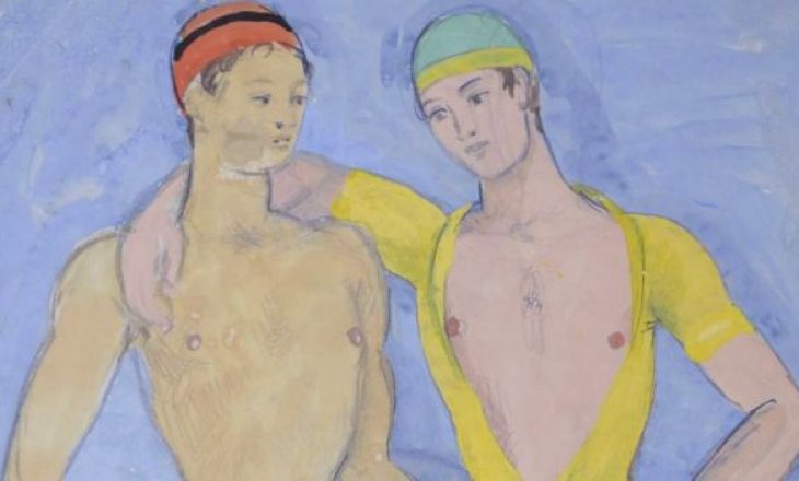 Zbulohen vizatimet sekrete erotike të piktorit të famshëm, ku eksplorohen marrëdhëniet seksuale mes burrave