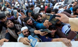 Në turmën që prisnin për viza mbetën shumë të vrarë e të plagosur