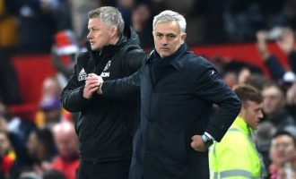 Solskjaer dhe Mourinho thumbojnë njëri tjetrin