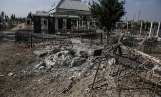 Tre të vdekur nga sulmet armene në varrezat azere