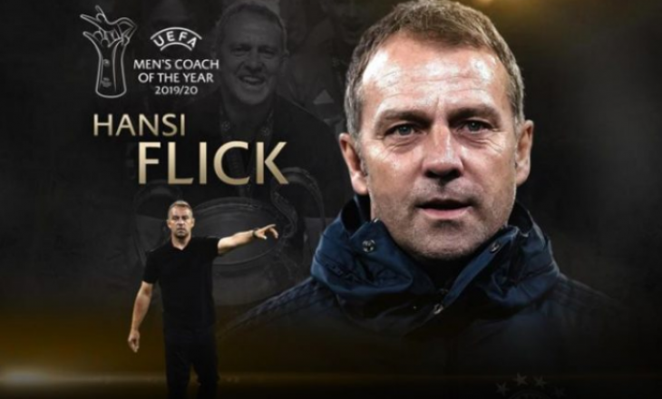 Hansi Flick e fiton çmimin “Trajneri i Vitit”