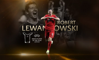 Lewandowski e fiton çmimin e lojtarit të vitit në Evropë