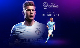 Kevin De Bruyne shpallet mesfushori më i mirë i vitit