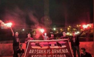 Kampionët e Armenisë: “Kosova është Serbi”