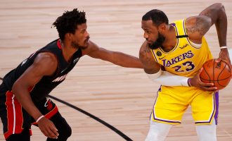 Miami mbanë gjallë shpresat, fiton ndaj Lakers