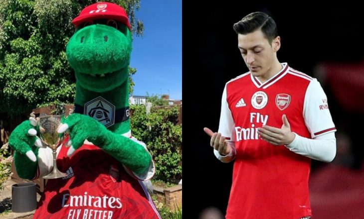 Ozil ia paguan rrogën maskotës së Arsenalit, e rikthen në punë
