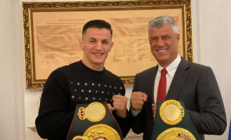 Krasniqi dekorohet nga Thaçi me medalje