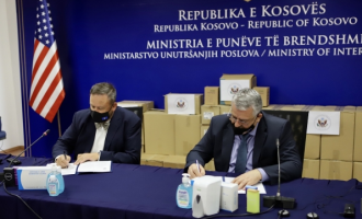 ​Ambasada e SHBA-së dhuron donacion për Ministrinë e Punëve të Brendshme