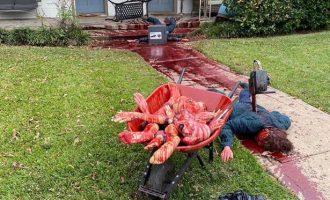 Aq i frikshëm ishte dekori i kësaj shtëpie për Halloween sa që reagoi edhe policia