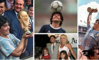 Maradona, karriera e legjendës botërore mes fotografive