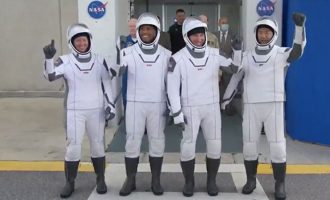 Ekipi i astronautëve nis udhëtimin për në Stacionin Ndërkombëtar të Hapësirës