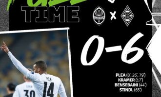 M’gldbach shkatërron Shakhtar-in, Lokomotiva dhe Atletico ndajnë pikët