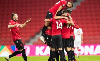 Pas pjesës së parë Shqipëria në avantazh prej dy golash ndaj Bjellorusisë