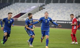 Mbyllet pjesa e parë, Kosova po fiton me golin e Kastratit ndaj Moldavisë