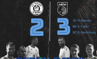 Drita përmbys Gjilanin, fiton derbin lokal