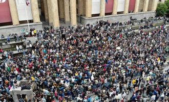 Protesta në Gjeorgji