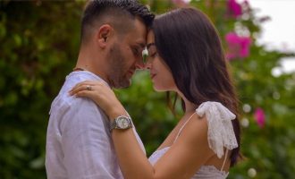 Dashuria e Xhensila Myrtezajt dhe Bes Kallakut nëpërmjet fotove