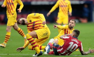 Dëmtohet Pique te Barcelona