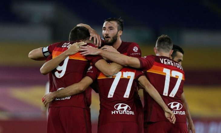Pas pjesës së parë Roma në epërsi prej tre golave ndaj Cluj