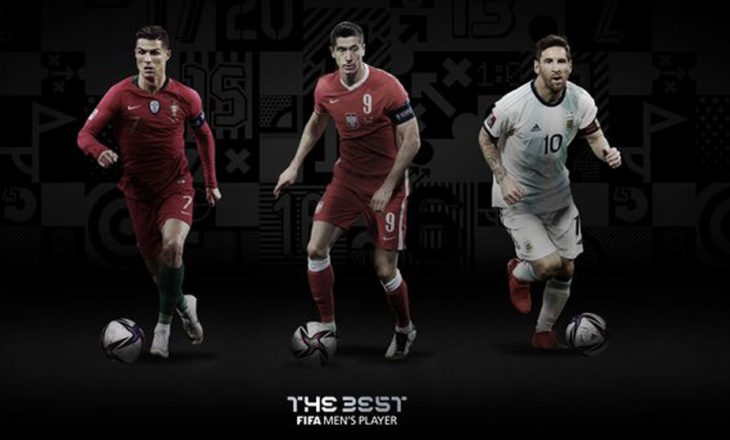 FIFA: Ronaldo, Messi dhe Lewandowski kandidat për çmimin ‘Futbollisti më i mirë për vitin 2020’