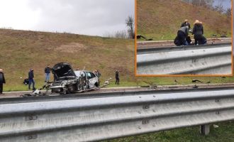 Aksident në autostradën “Ibrahim Rugova”, katër të lënduar