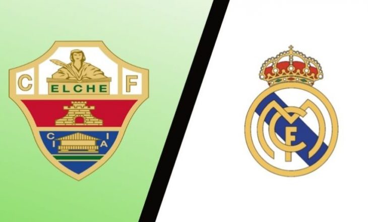 Real Madrid kërkon fitoren e radhës ndaj Elche-s, formacionet zyrtare