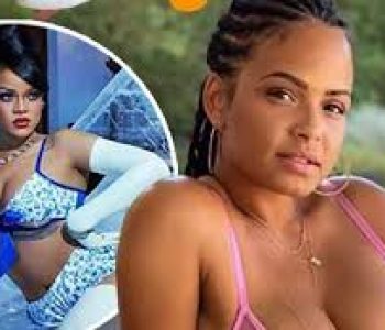 Këngëtarja e famshme i jep meritat të brendshmeve nga linja e Rihanna’s për shtatëzaninë e saj.