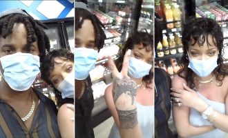 Rihanna shokon adhuruesën në një takim të papritur në një pompë benzine