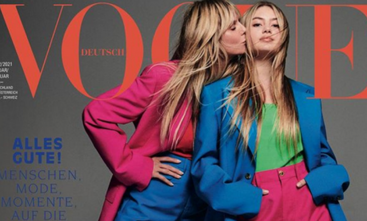 Vajza 16 vjeçare e Heidi Klum debuton në kopertinën e Vogue bashkë me të ëmën