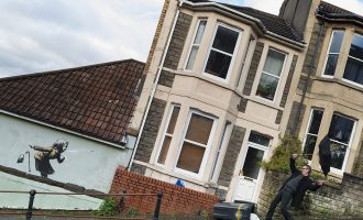 Shtëpia mund të vlejë miliona vetëm se Bansky pikturoi një mur të saj