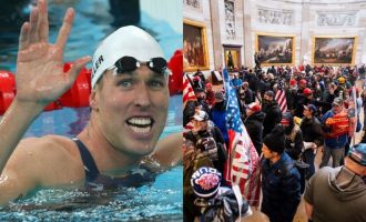 Notari fitues i medaljes së artë olimpike pjesëmarrës në trazirat e Capitol Hill-it