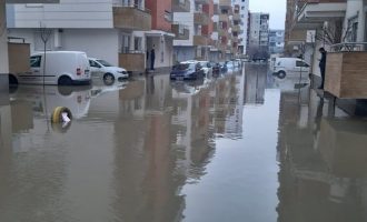 Situata me vërshimet – Mbesin pa ujë Fushë Kosova dhe lagjja Kalabria në Prishtinë