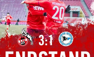 Elvis Rexhbeçaj shënon gol për Koln-in në fitoren ndaj Arminia Bielefeld