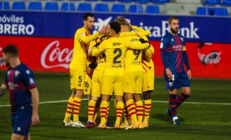 Barcelona mposht minimalisht Huesca-n