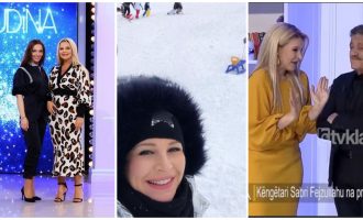 Rudina Magjistari për pushime në Brezovicë – të ftuarit e saj tani e ftojnë në shtëpitë e tyre