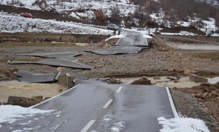 Komuna e Malishevës: Rruga e dëmtuar është në territorin e Klinës dhe projekt i Ministrisë së Infrastrukturës
